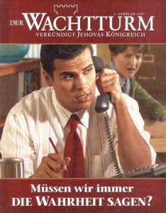 Zeitschrift der Sondergemeinschaft "Jehovas Zeugen"